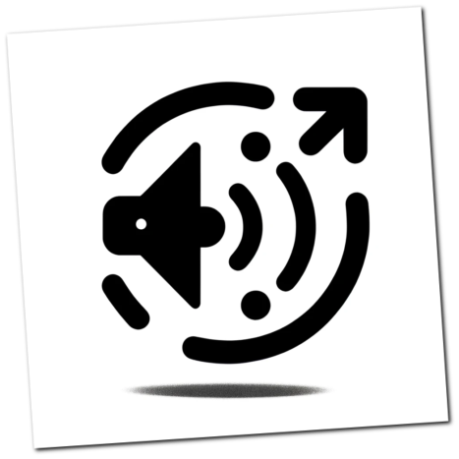 Symbol für die KI-Leistung Text to Speech